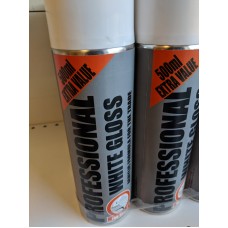 Aerosol White Gloss Stock 500ml